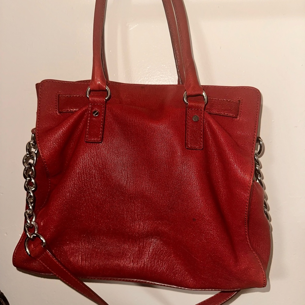 Red Michael Kors Purse